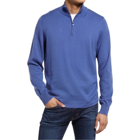 Nordstrom Tech-Smart Quarter Zip Pullover Sweater - Picture 1 of 8